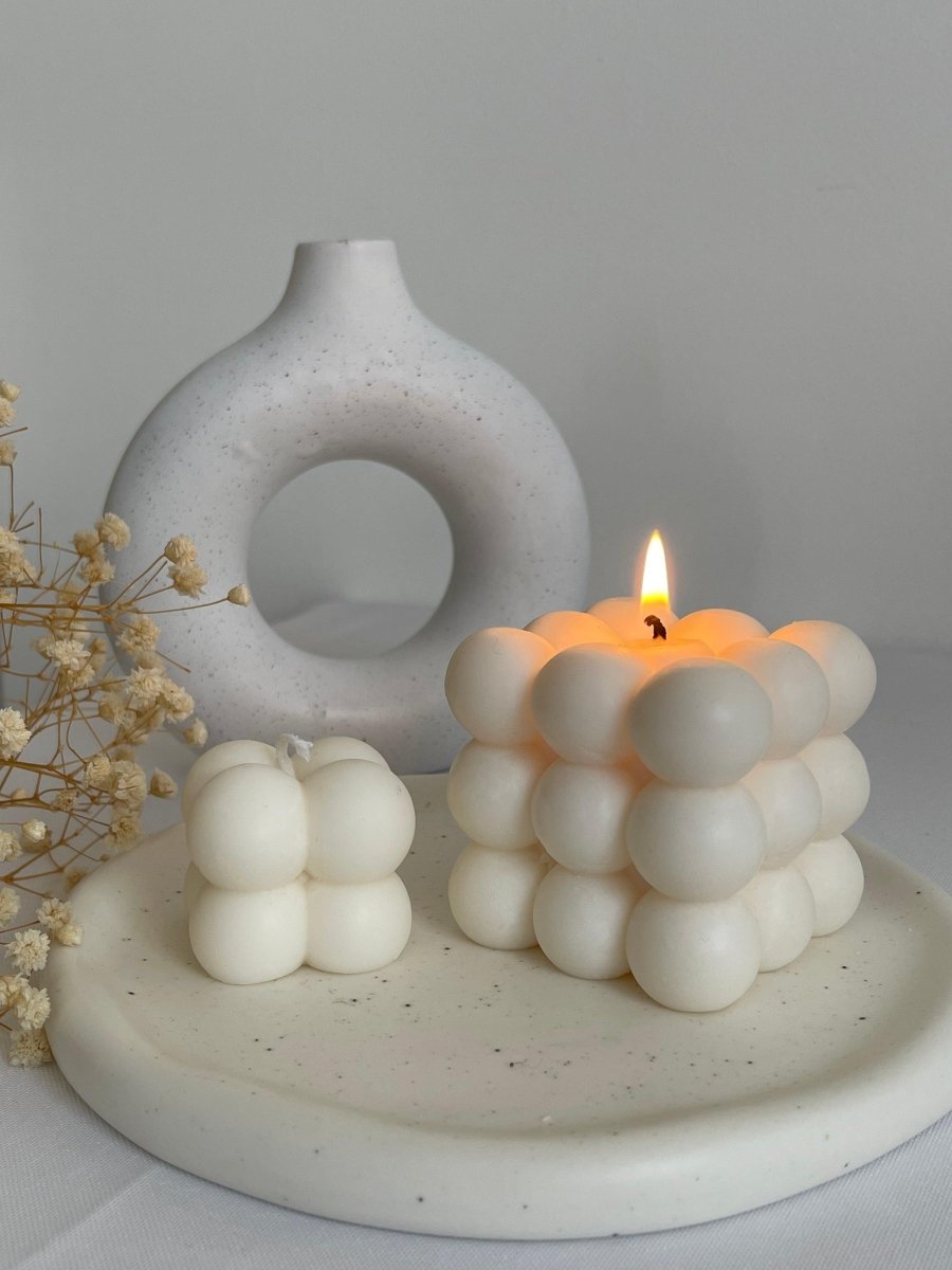 Bougie Torsadée Blanc Décoration Table | Bougies Bougie Torsadée Blanc Décoration Table | Bougies