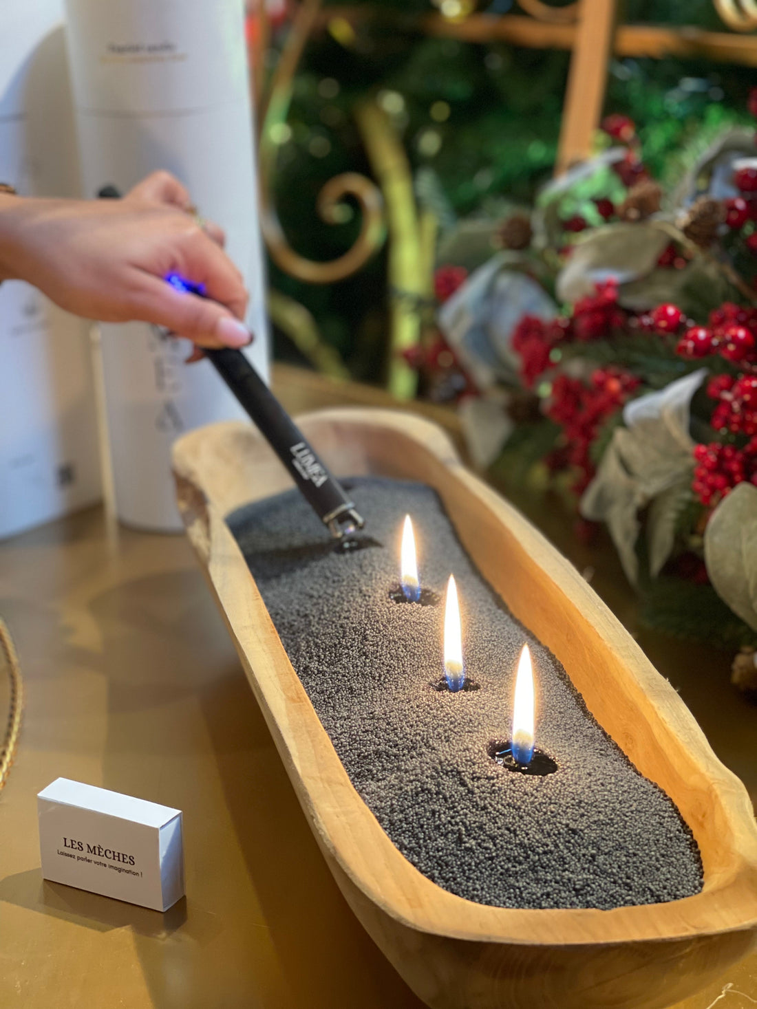 La bougie perlée : l’innovation qui transforme la décoration hivernale