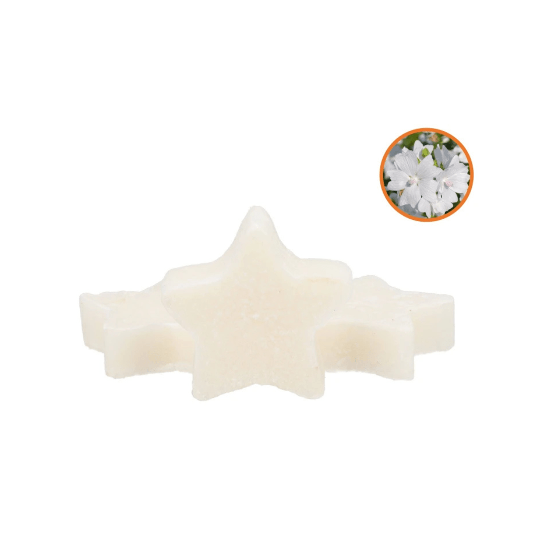 Mini bougie en forme d’étoile au parfum Jasmin. Cire végétale. Bougie décorative et parfumée. Idéale en idée cadeau, décoration ou ambiance cocooning.