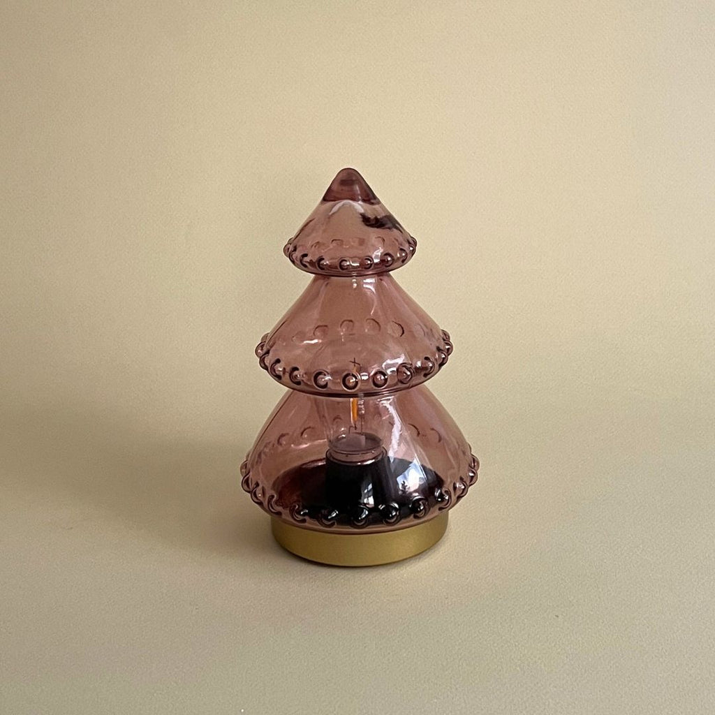 Lámpara decorativa de abeto