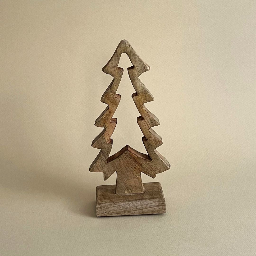 Sapin décoratif en bois