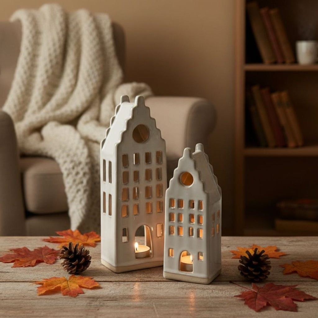 Porte-bougie petite maison