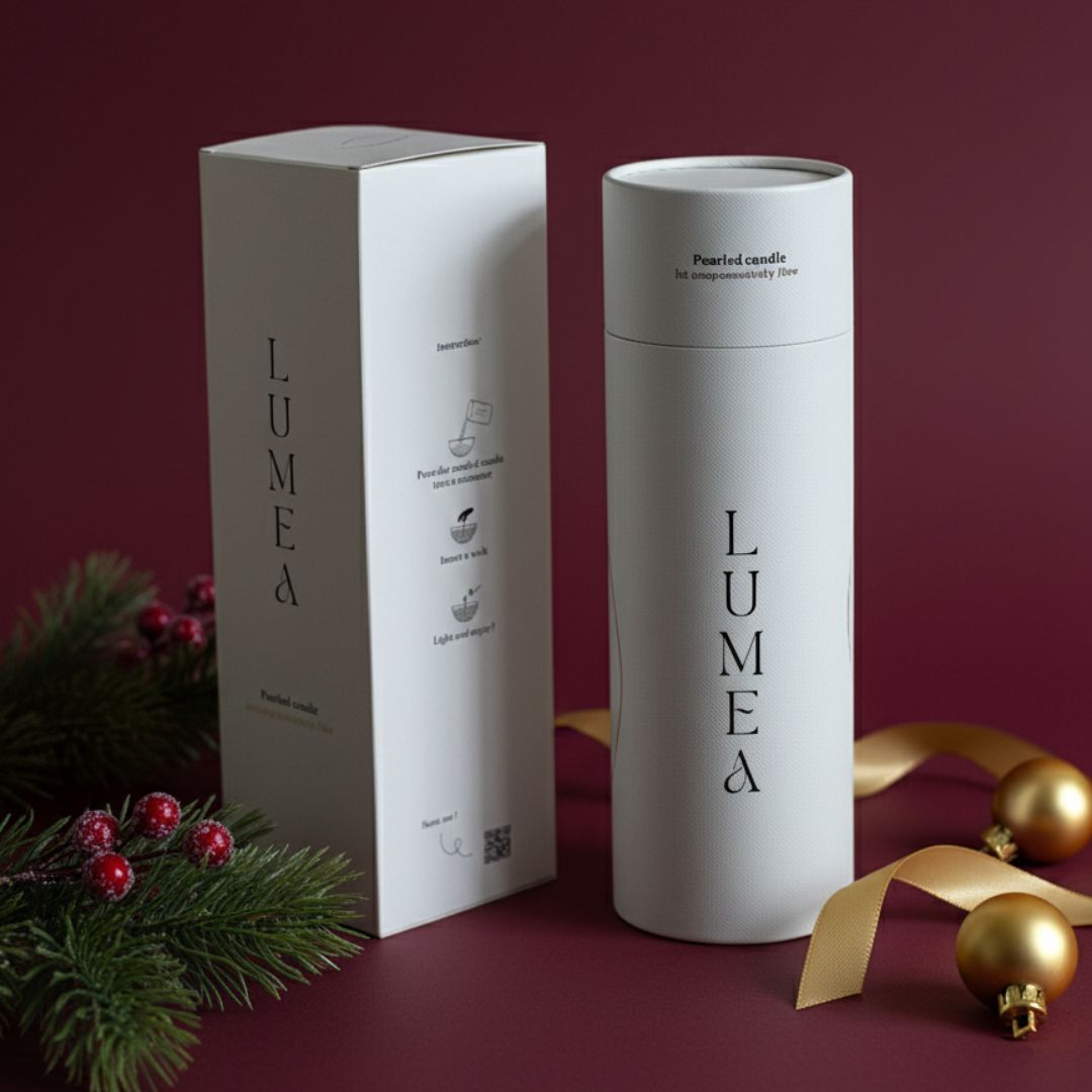 Vela de perla de 1 kg y mechas incluidas