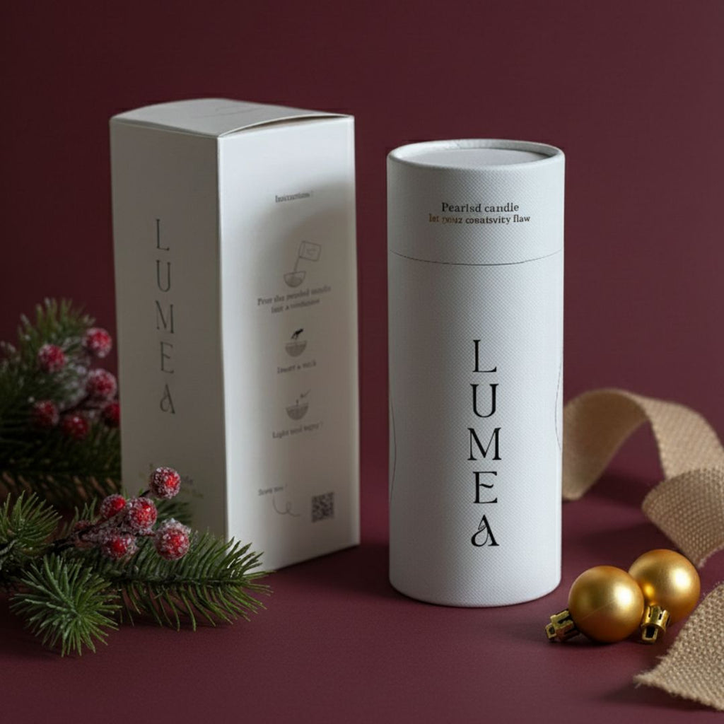 Vela de perla de 500 g y mechas incluidas 