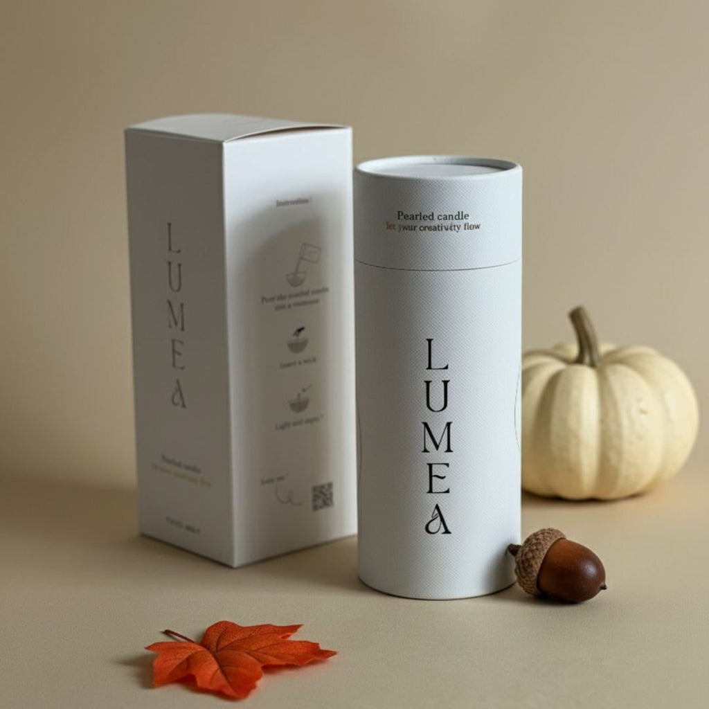 Vela de perla de 500 g y mechas incluidas 