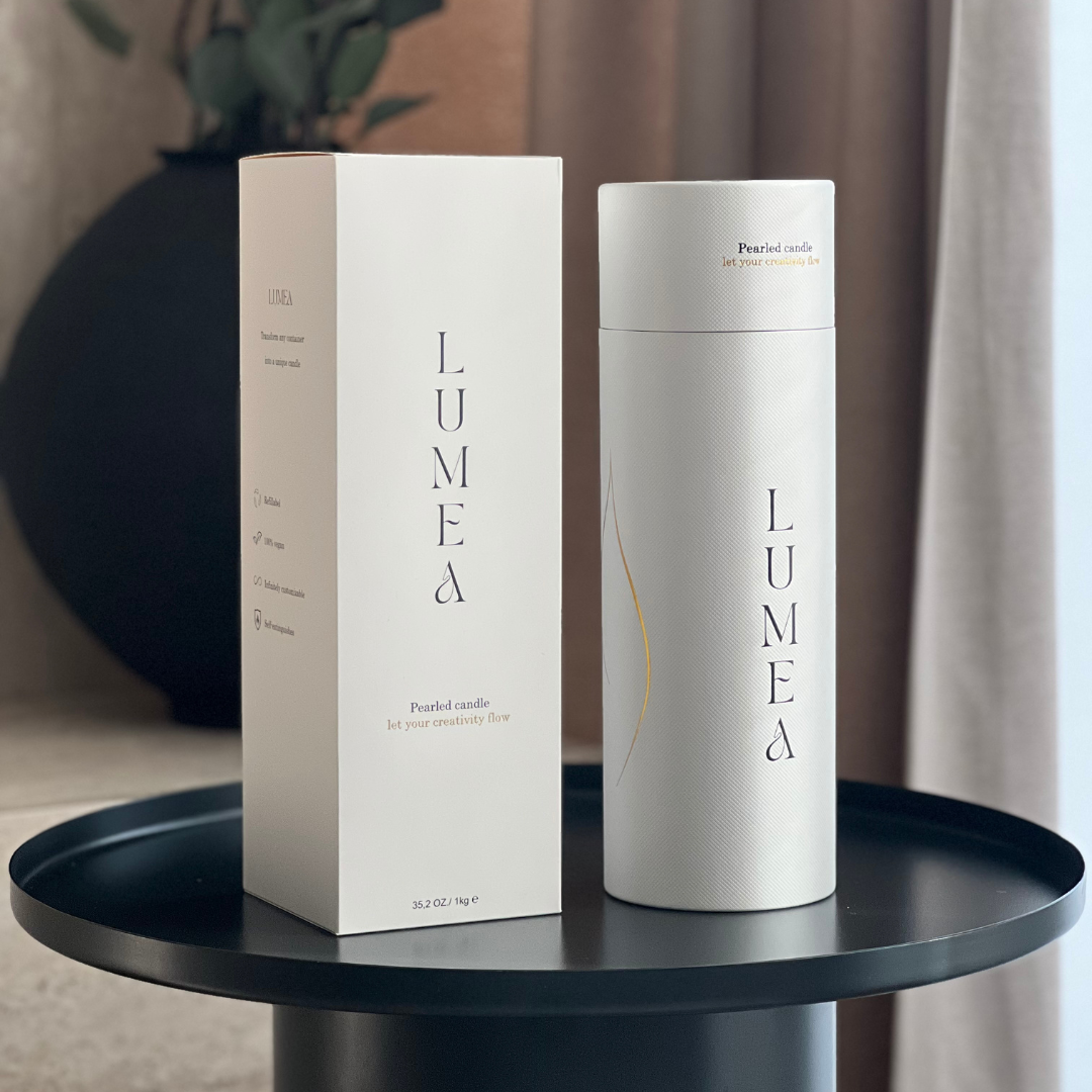 Bougie perlée 1kg et mèches incluses