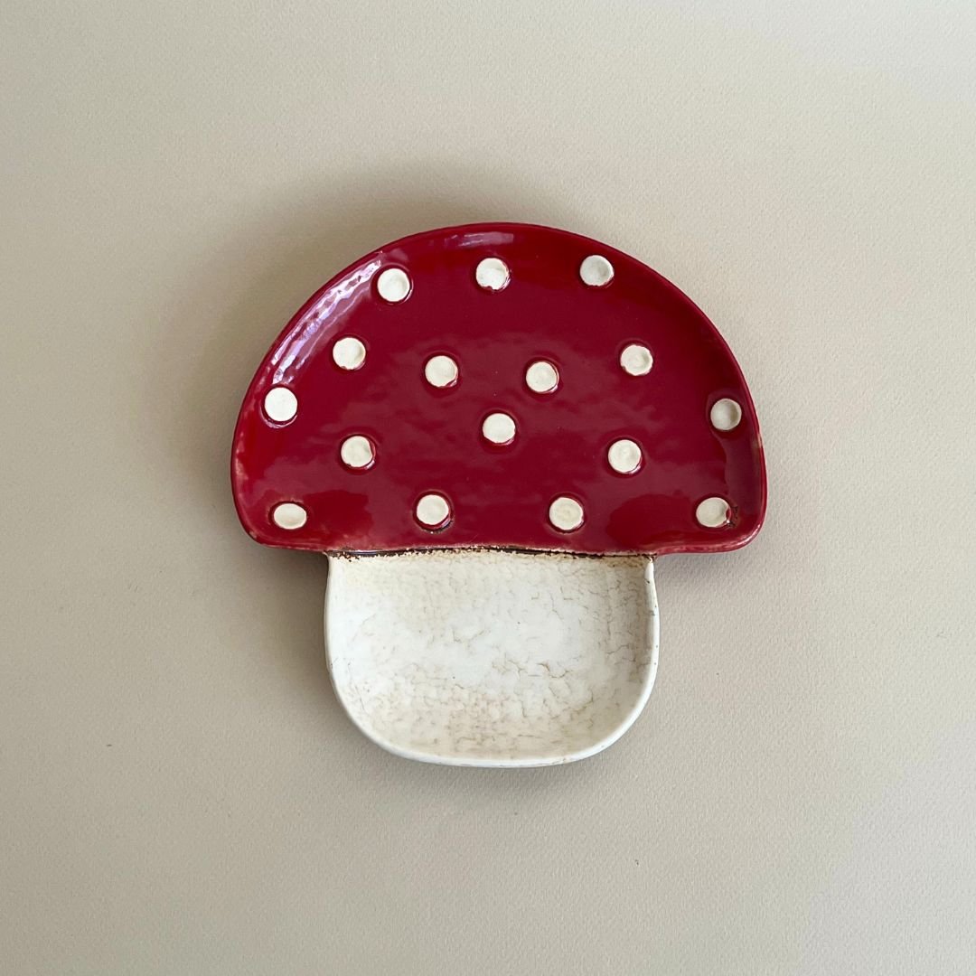 Assiette décorative en Forme de Champignon