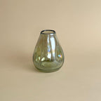 Vase vert marbré