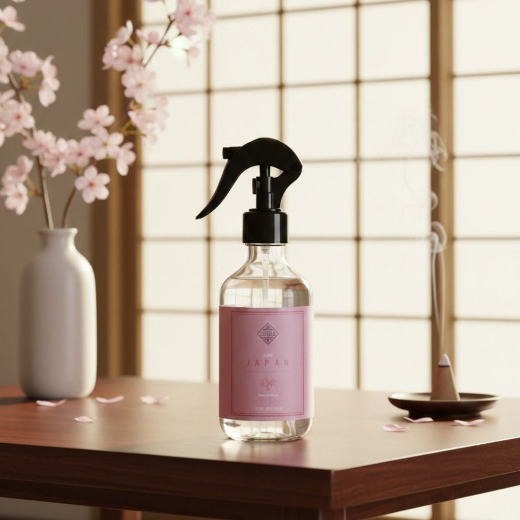 Spray d'Ambiance JAPAN – Brume de Sakura & Sérénité Zen (300ml)