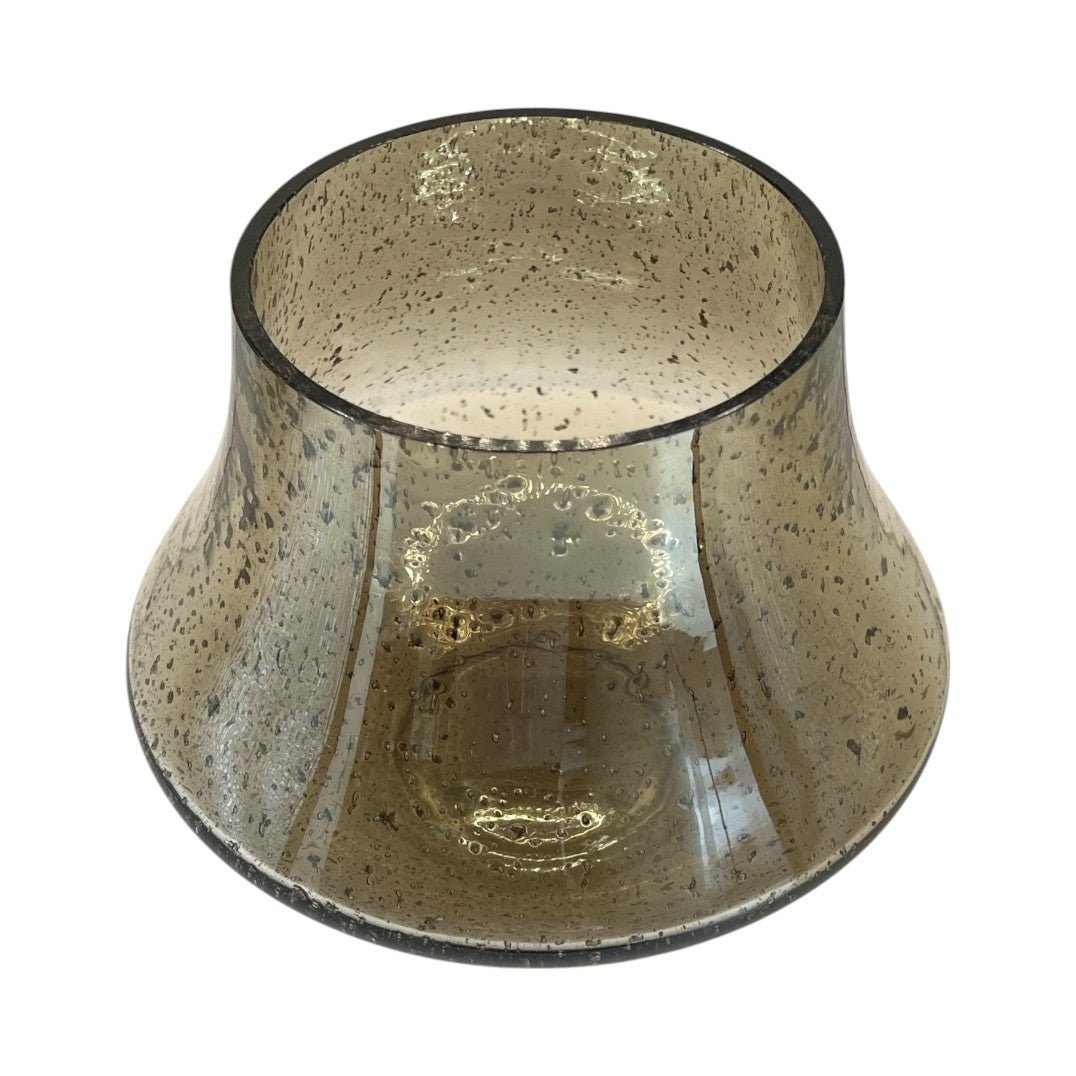 Vase brun transparent