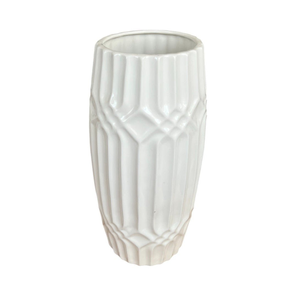 Vase en céramique blanc
